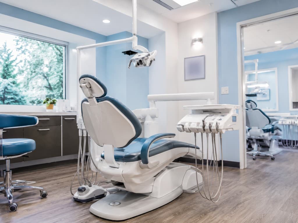 Modern dental practice treatment room